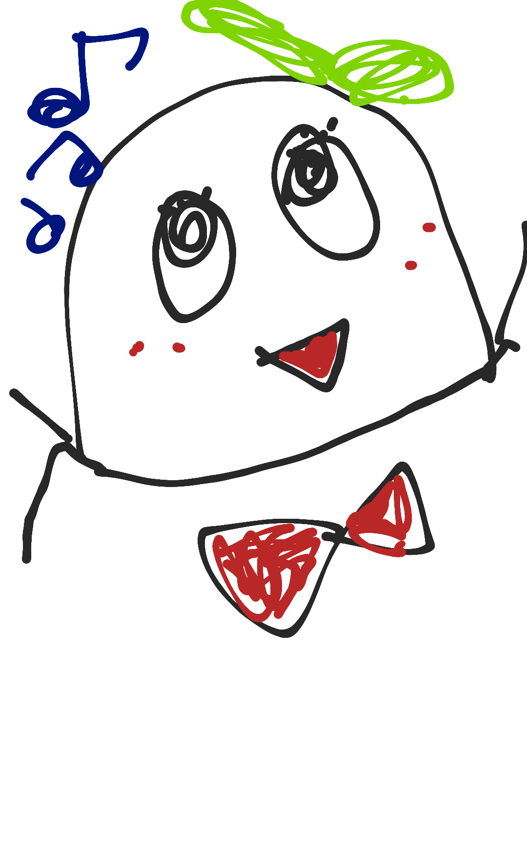 できるだけ文字入力をせずに手書きの文章と絵で話すトピ