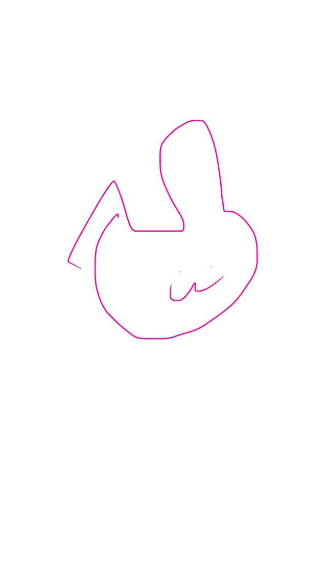 目をつぶって絵を描くトピ！