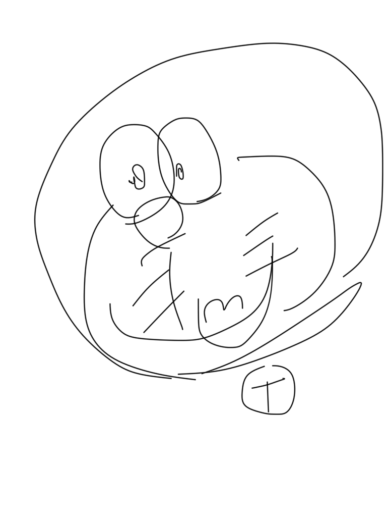 目をつぶって絵を描くトピ！
