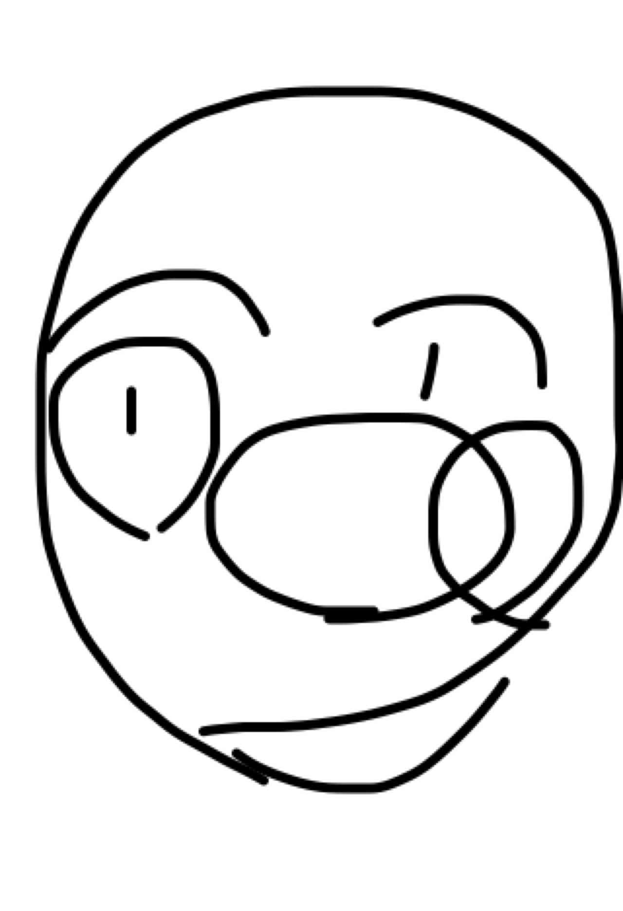 目をつぶって絵を描くトピ！