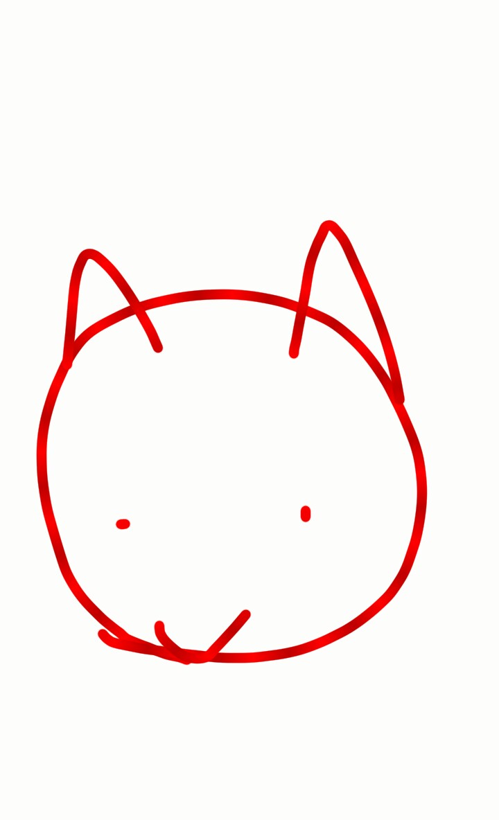 目をつぶって絵を描くトピ！