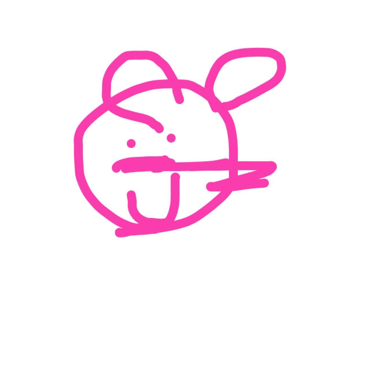 目をつぶって絵を描くトピ！