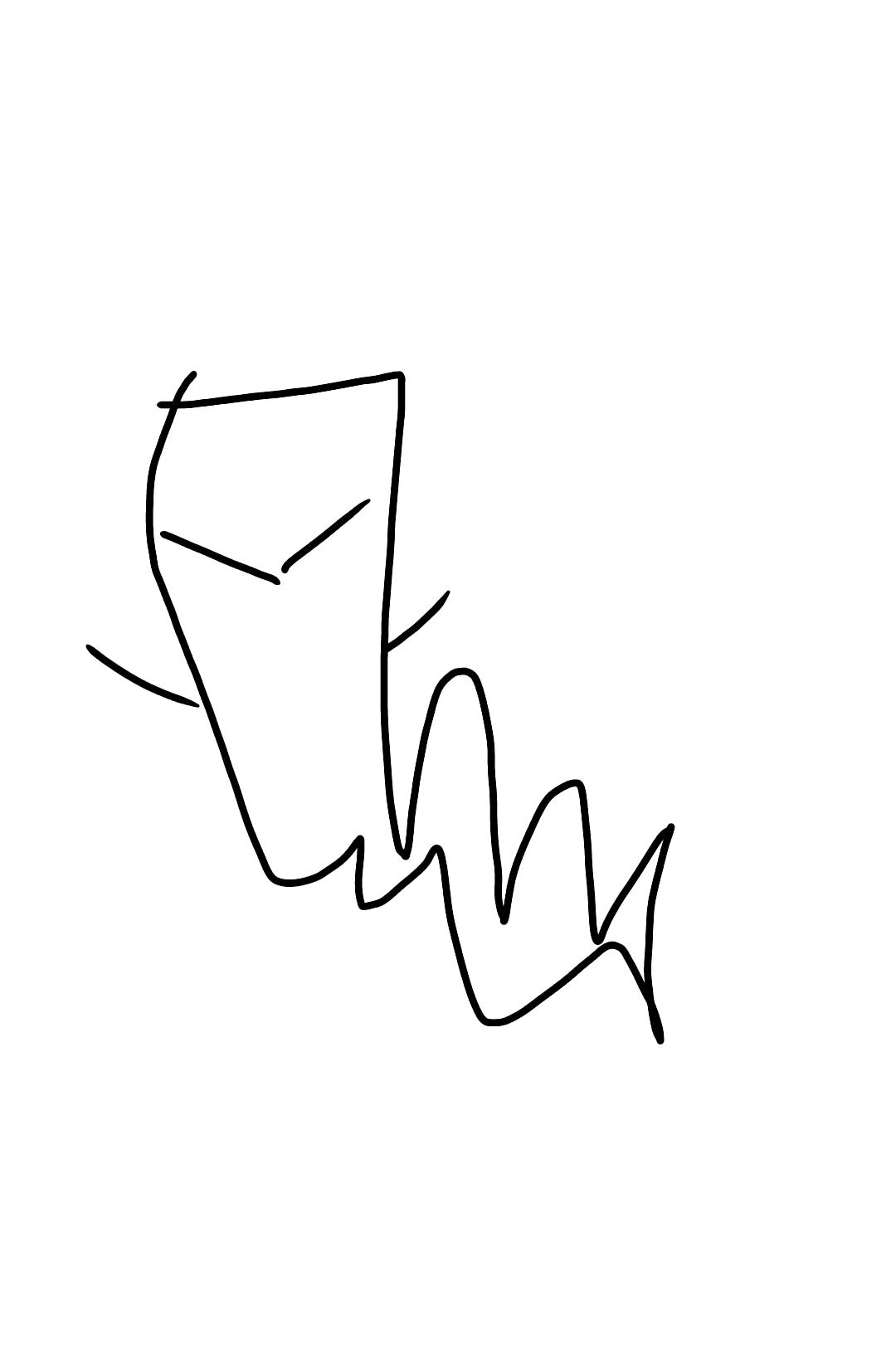 目をつぶって絵を描くトピ！