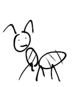 目をつぶって絵を描くトピ！