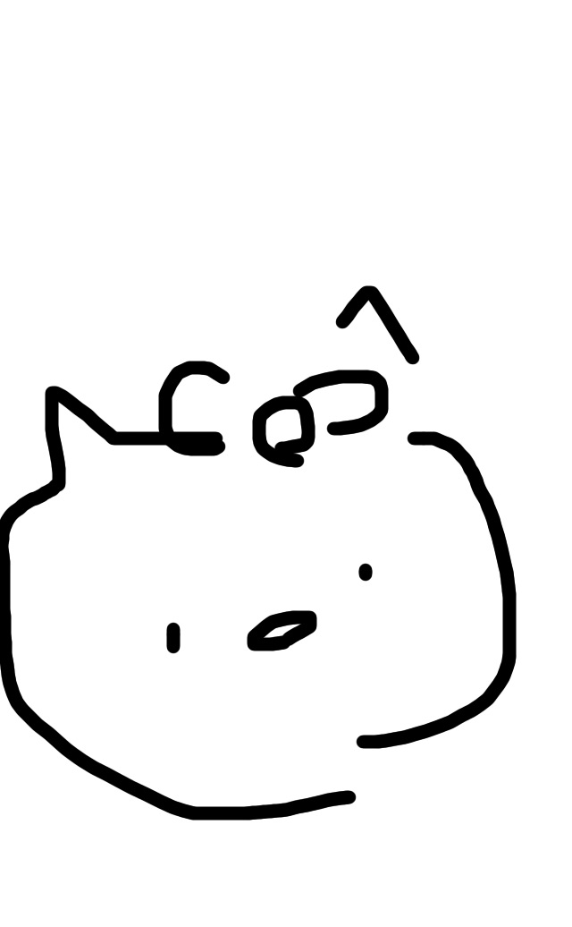 目をつぶって絵を描くトピ！