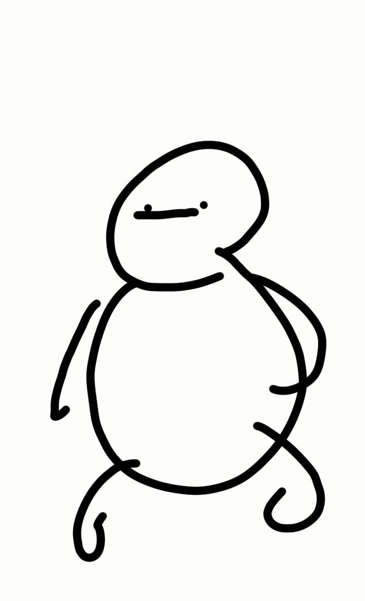 目をつぶって絵を描くトピ！