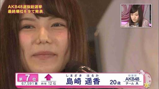 AKB48島崎遥香、再び体調不良「数日間は病院でお休み」