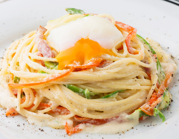 最後に生卵・半熟卵を乗せると美味しい食べ物