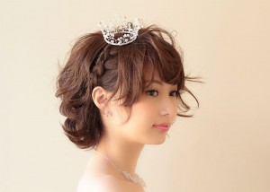 ロング以外のウエディングヘア♡