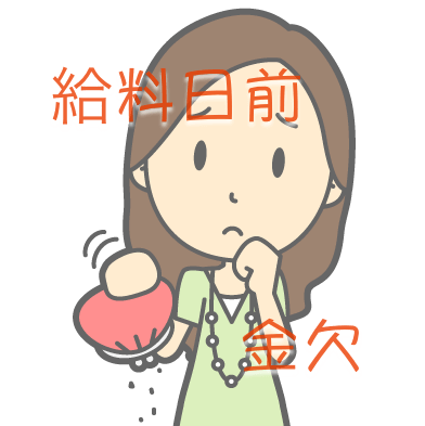給料日前日いくら残りますか？