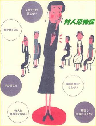 対人緊張が強い方
