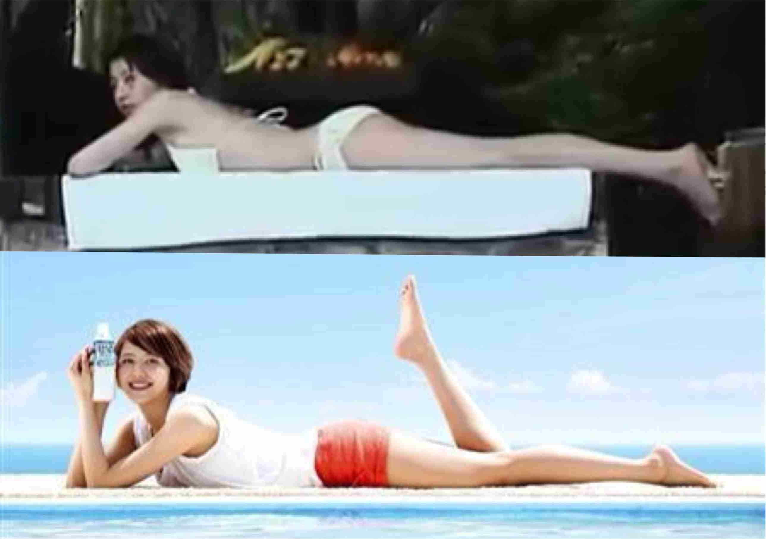 長澤まさみ、シンプル白ワンピで美脚披露