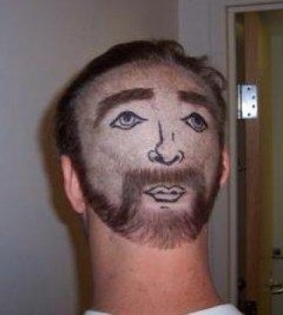 【画像】個性的な髪型