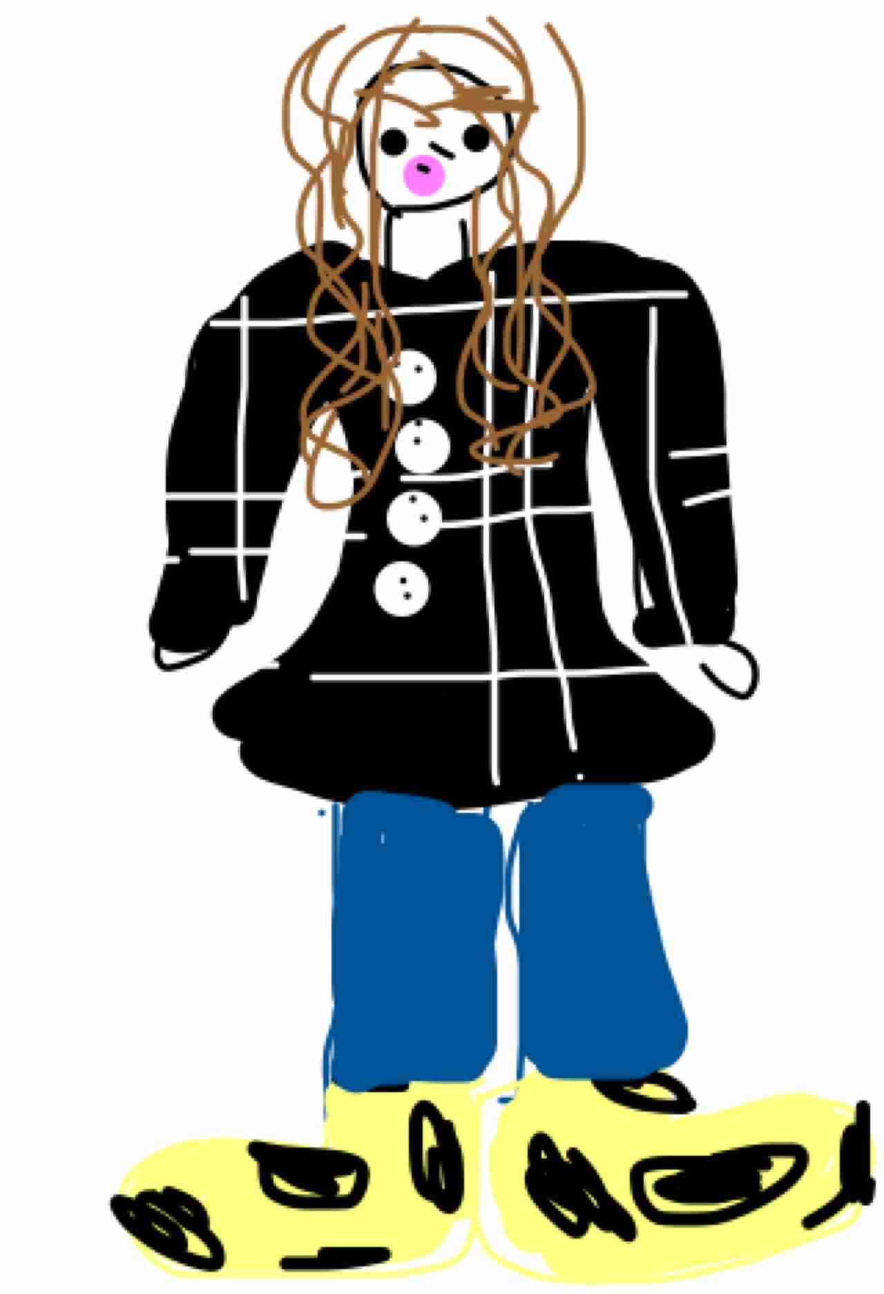 あのコーディネートダサかったなーっていうファッションを絵で書いて説明するトピ