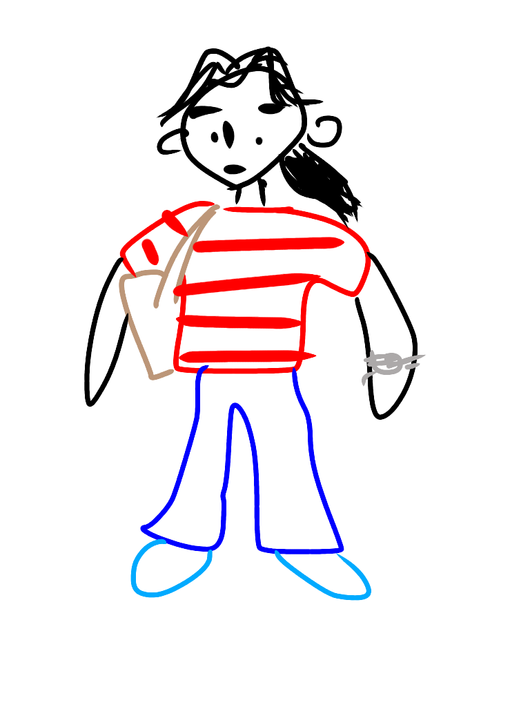 あのコーディネートダサかったなーっていうファッションを絵で書いて説明するトピ