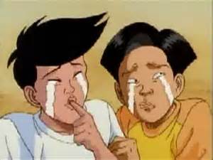 アニメの変な髪形を貼るトピ