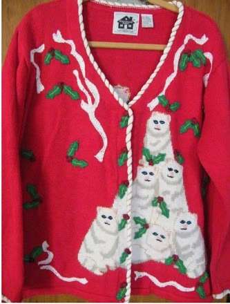 【画像】クリスマス柄のセーターが集まるトピ