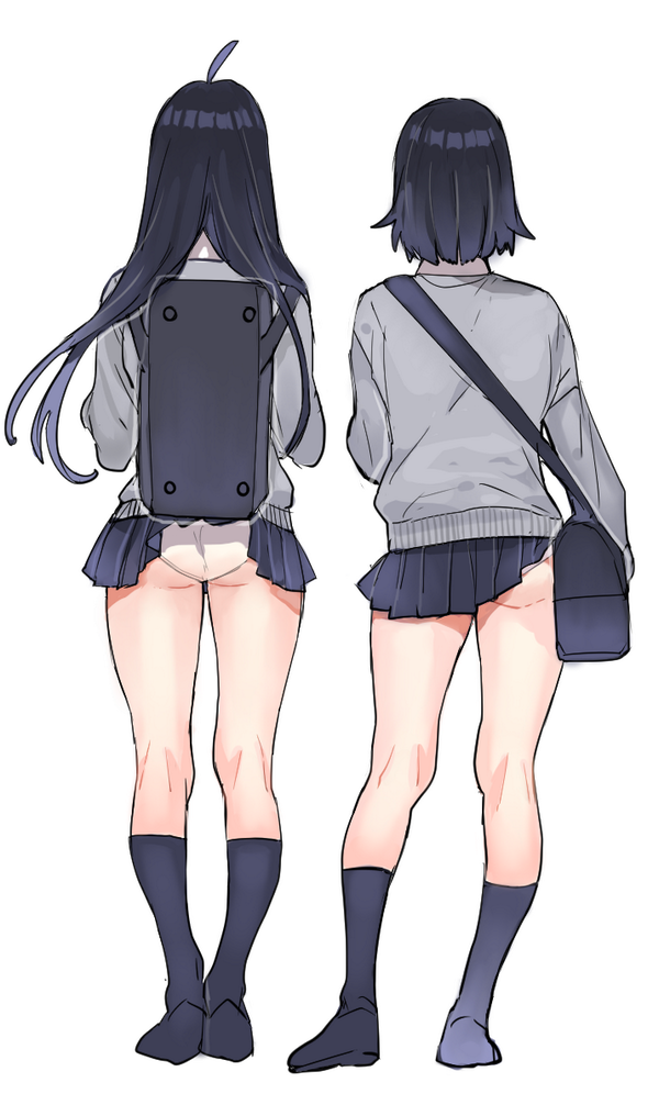 ヒールを履いてない脚の画像
