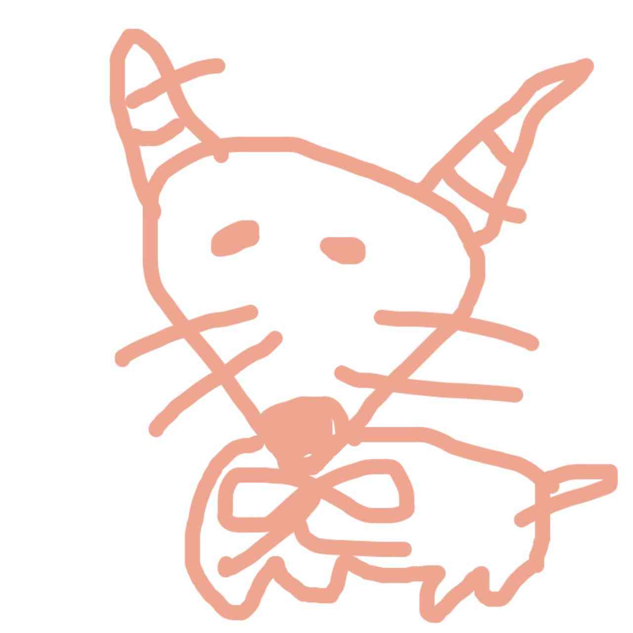 サンタクロース（やクリスマスツリー等々）を手書きで書くトピ。