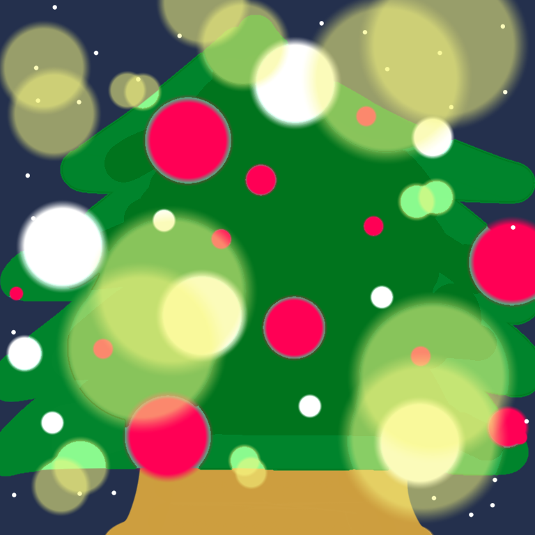 サンタクロース（やクリスマスツリー等々）を手書きで書くトピ。