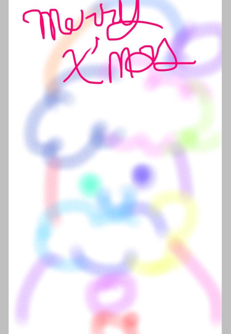 サンタクロース（やクリスマスツリー等々）を手書きで書くトピ。