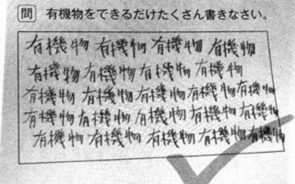 テストでの珍回答