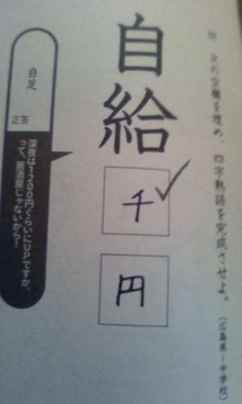 テストでの珍回答