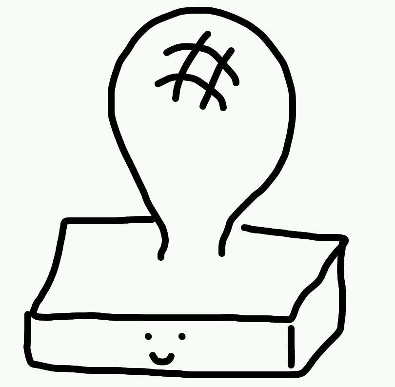 スタンプっぽいラクガキを一つお願いします