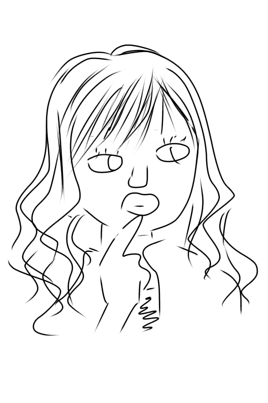 よく見る芸能人の画像を描いてみるトピ