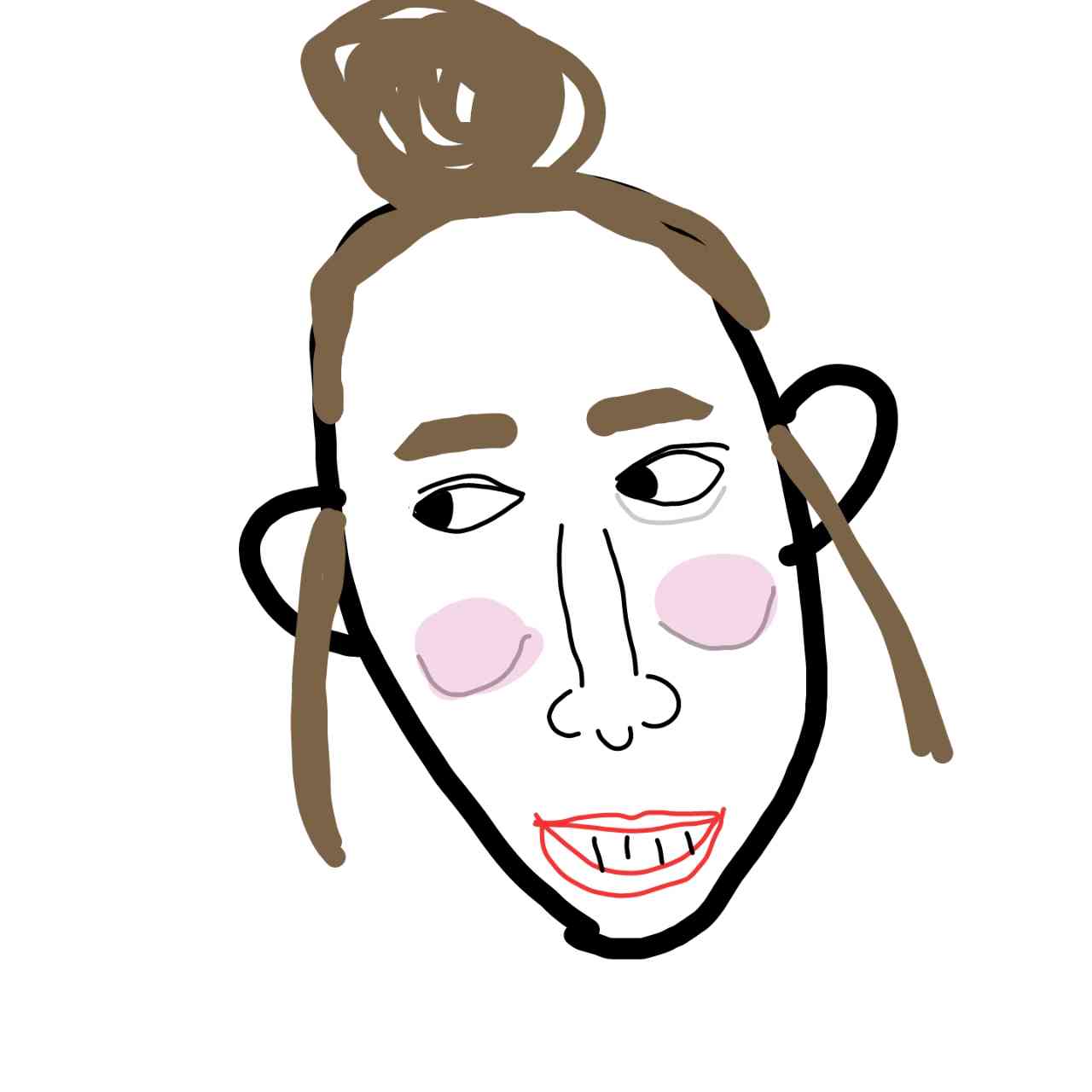 よく見る芸能人の画像を描いてみるトピ