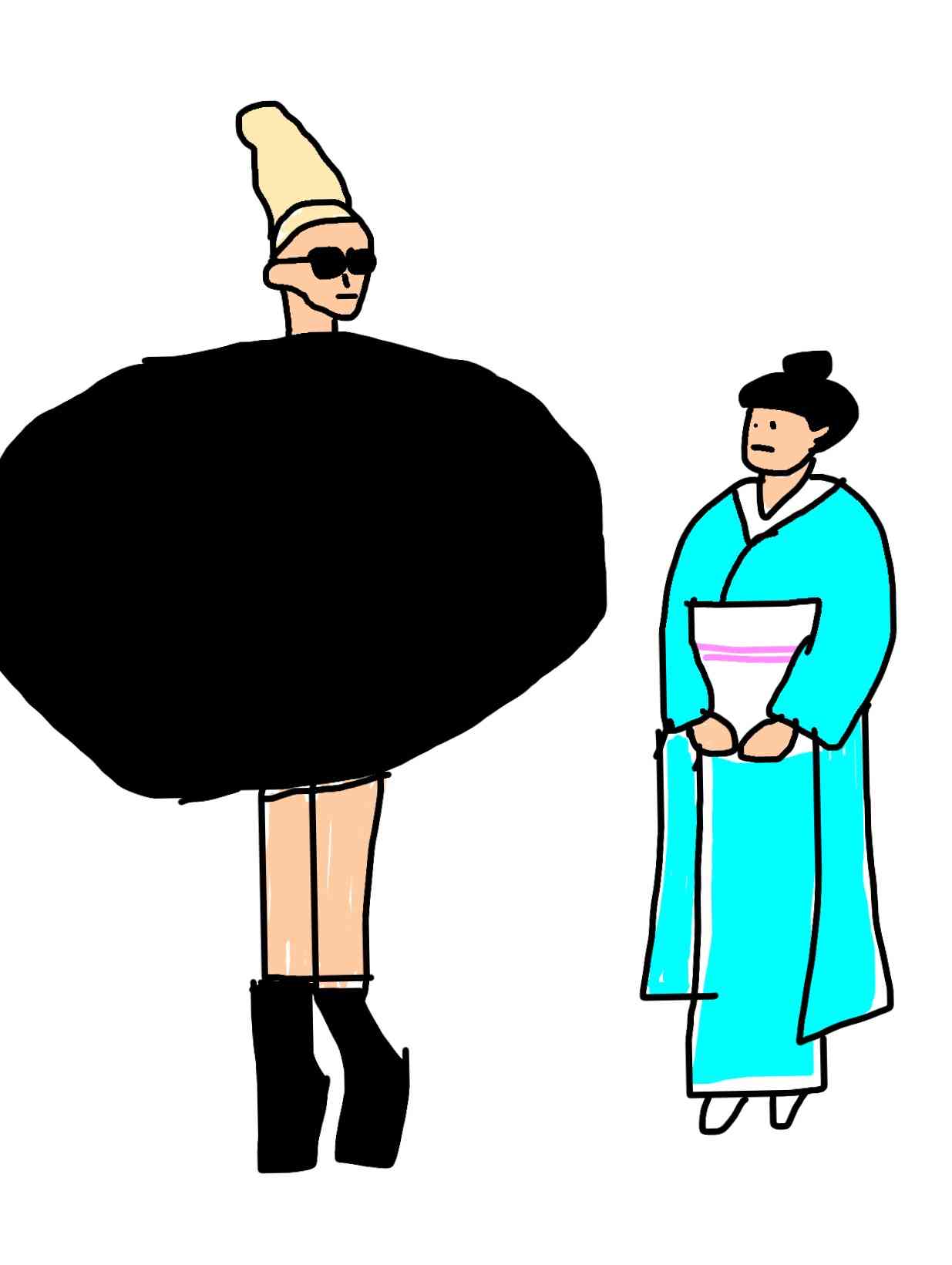 よく見る芸能人の画像を描いてみるトピ