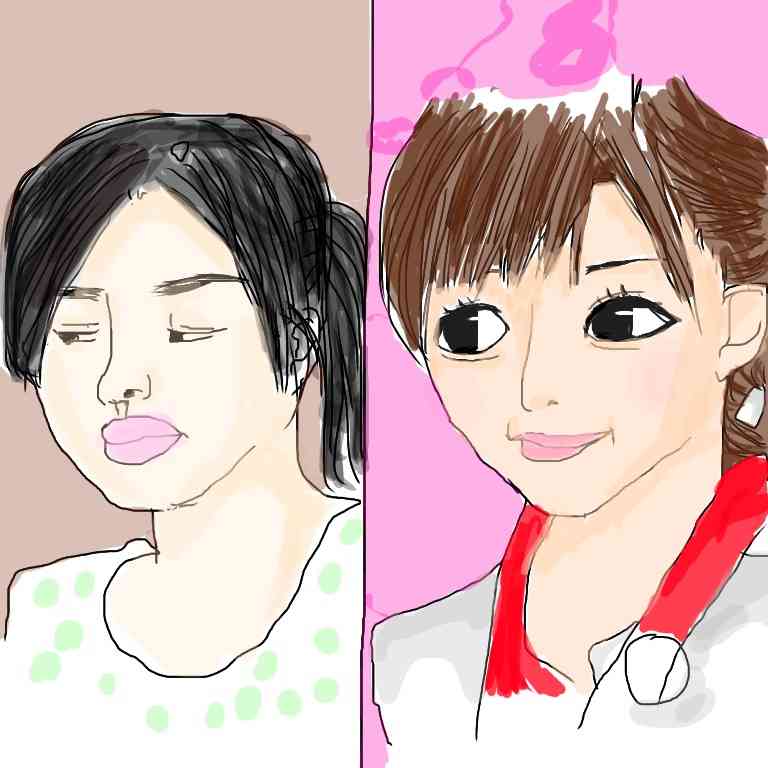 よく見る芸能人の画像を描いてみるトピ