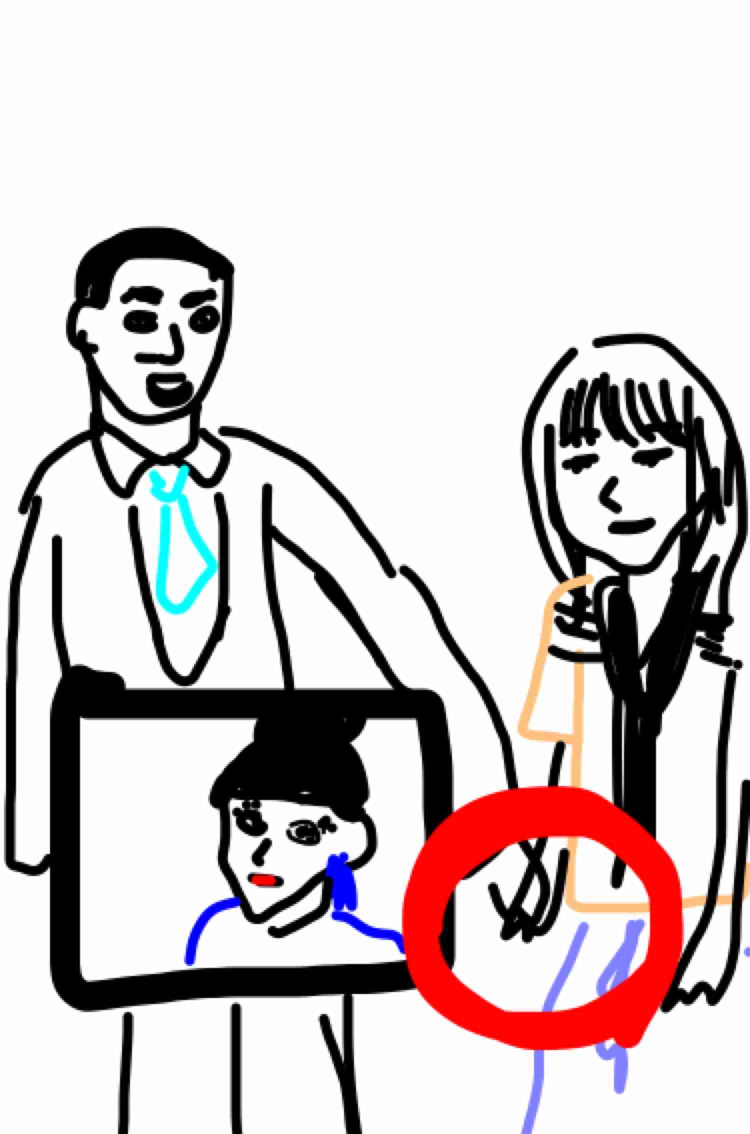 よく見る芸能人の画像を描いてみるトピ