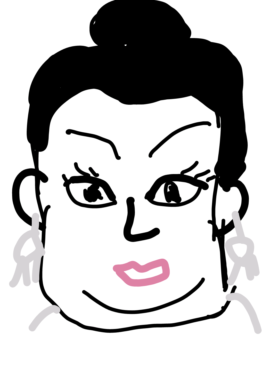 よく見る芸能人の画像を描いてみるトピ