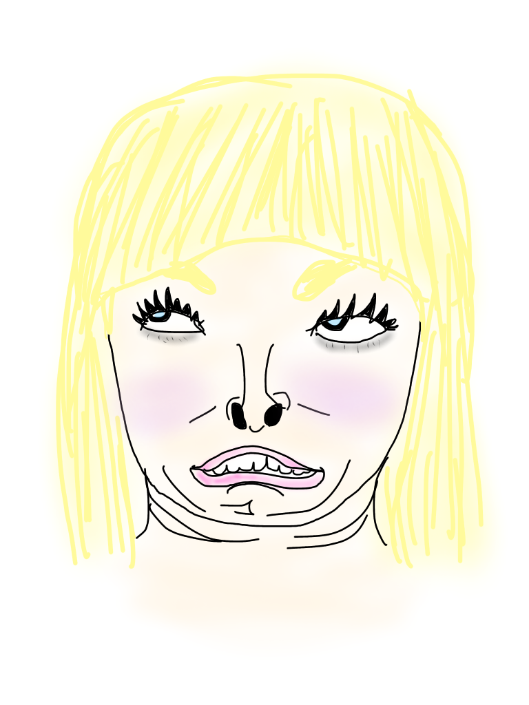 よく見る芸能人の画像を描いてみるトピ