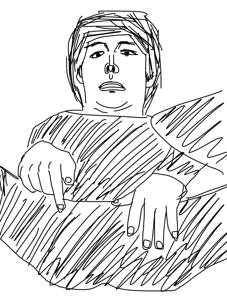 よく見る芸能人の画像を描いてみるトピ
