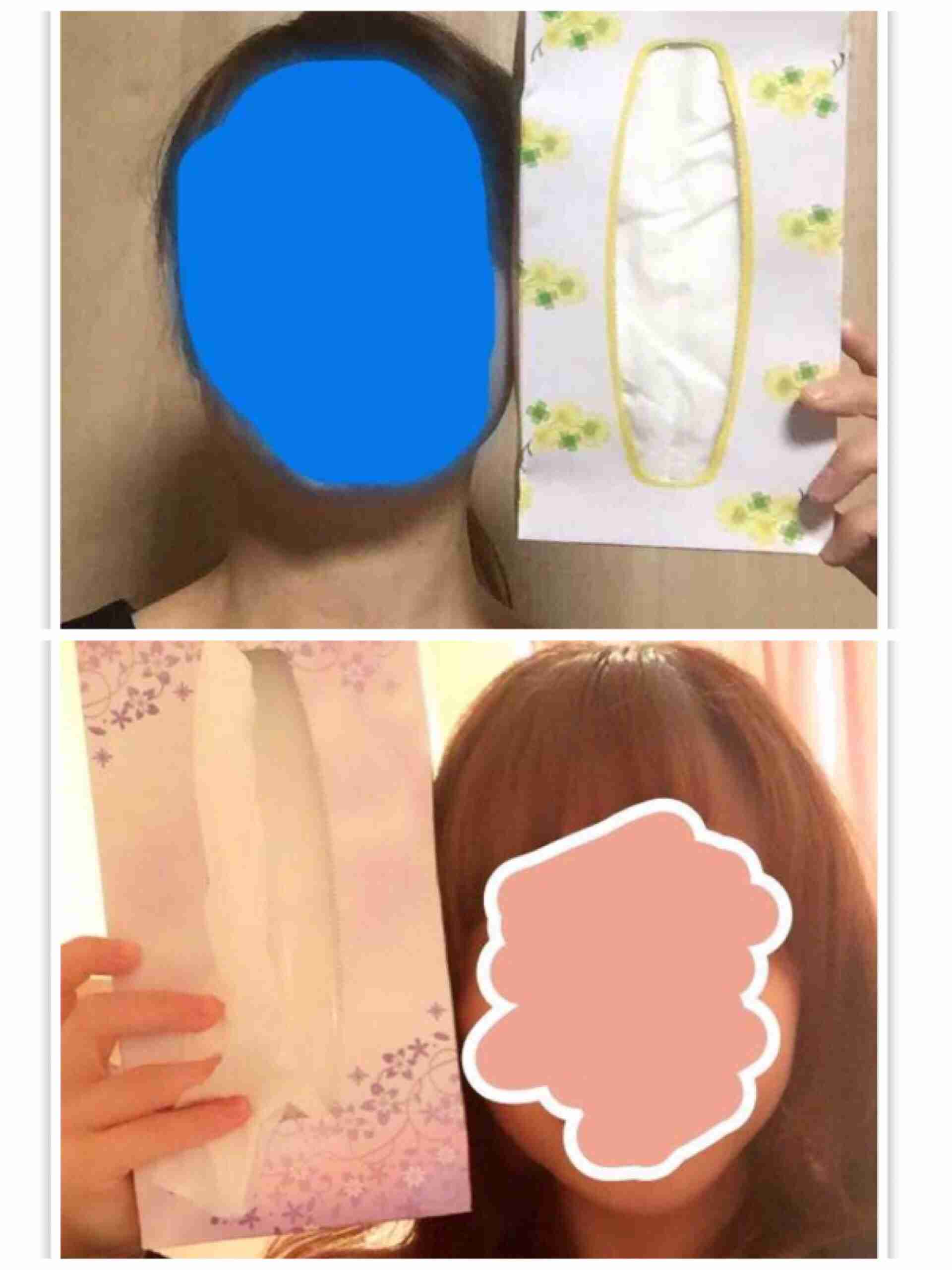 顔、ティッシュ箱より小さいですか？