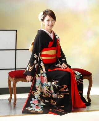 結婚式で色打掛着た人ー!!