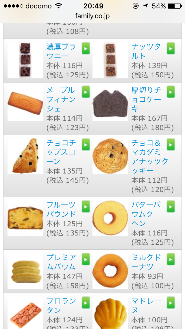 好きなコンビニお菓子