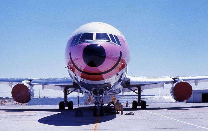 面白い飛行機の画像