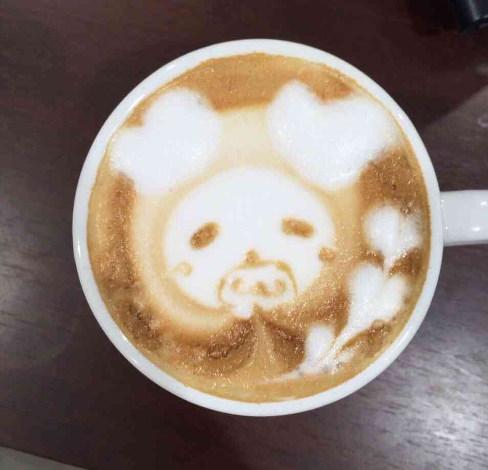ラテアートの画像を貼るトピ