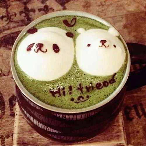 ラテアートの画像を貼るトピ