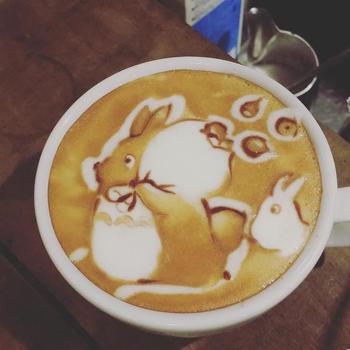 ラテアートの画像を貼るトピ
