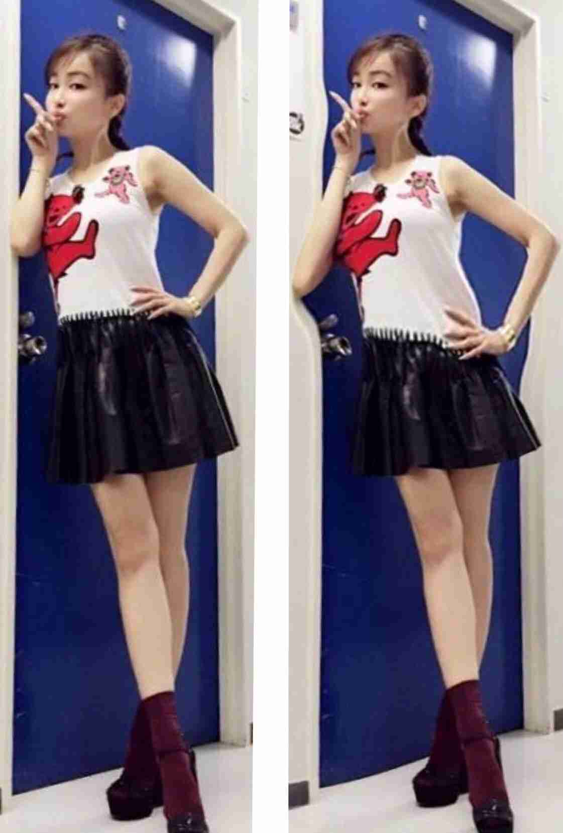 平子理沙、アイドルに負けない超ミニ姿披露