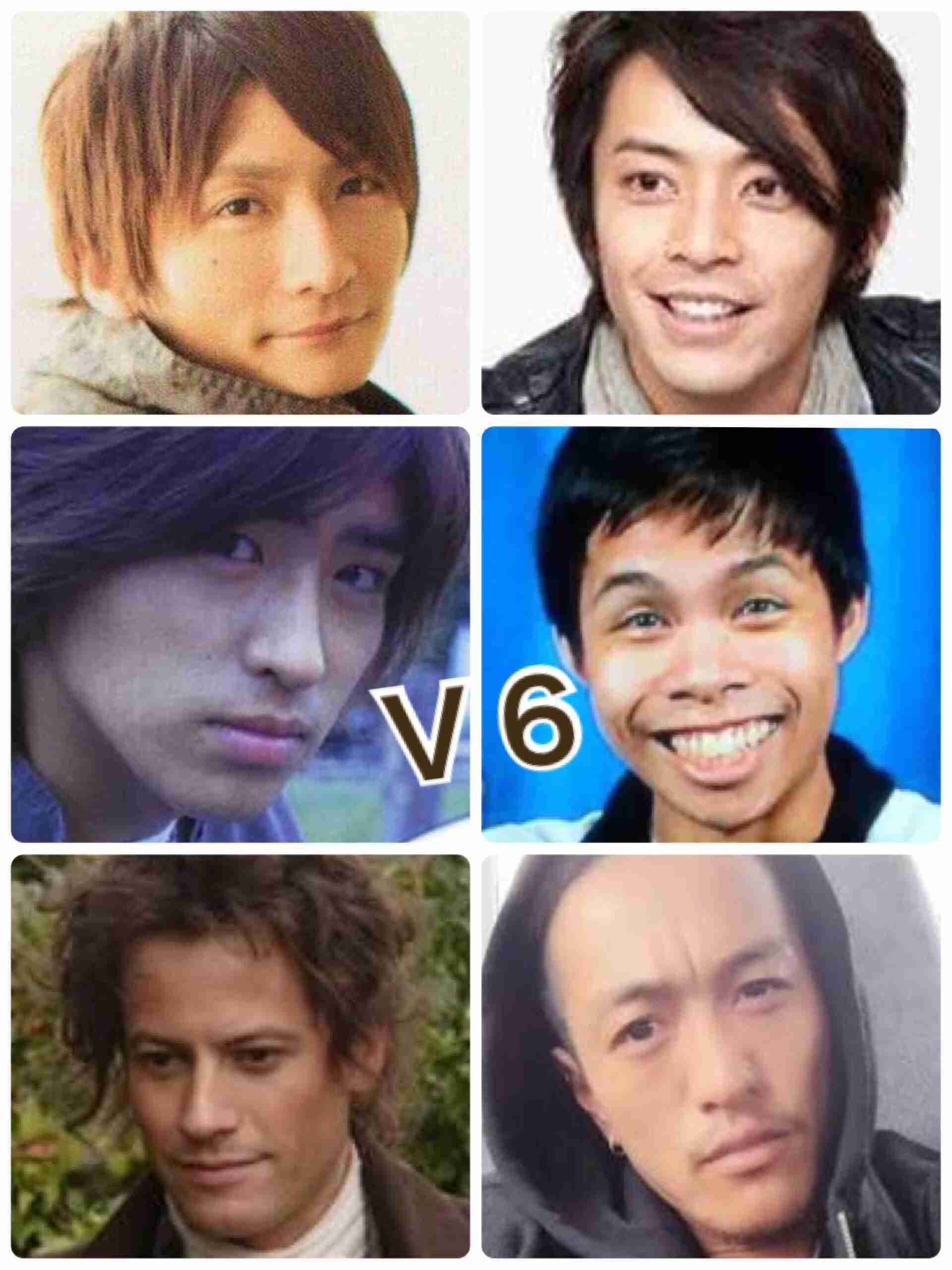 そっくりさんでV6を完成させよう