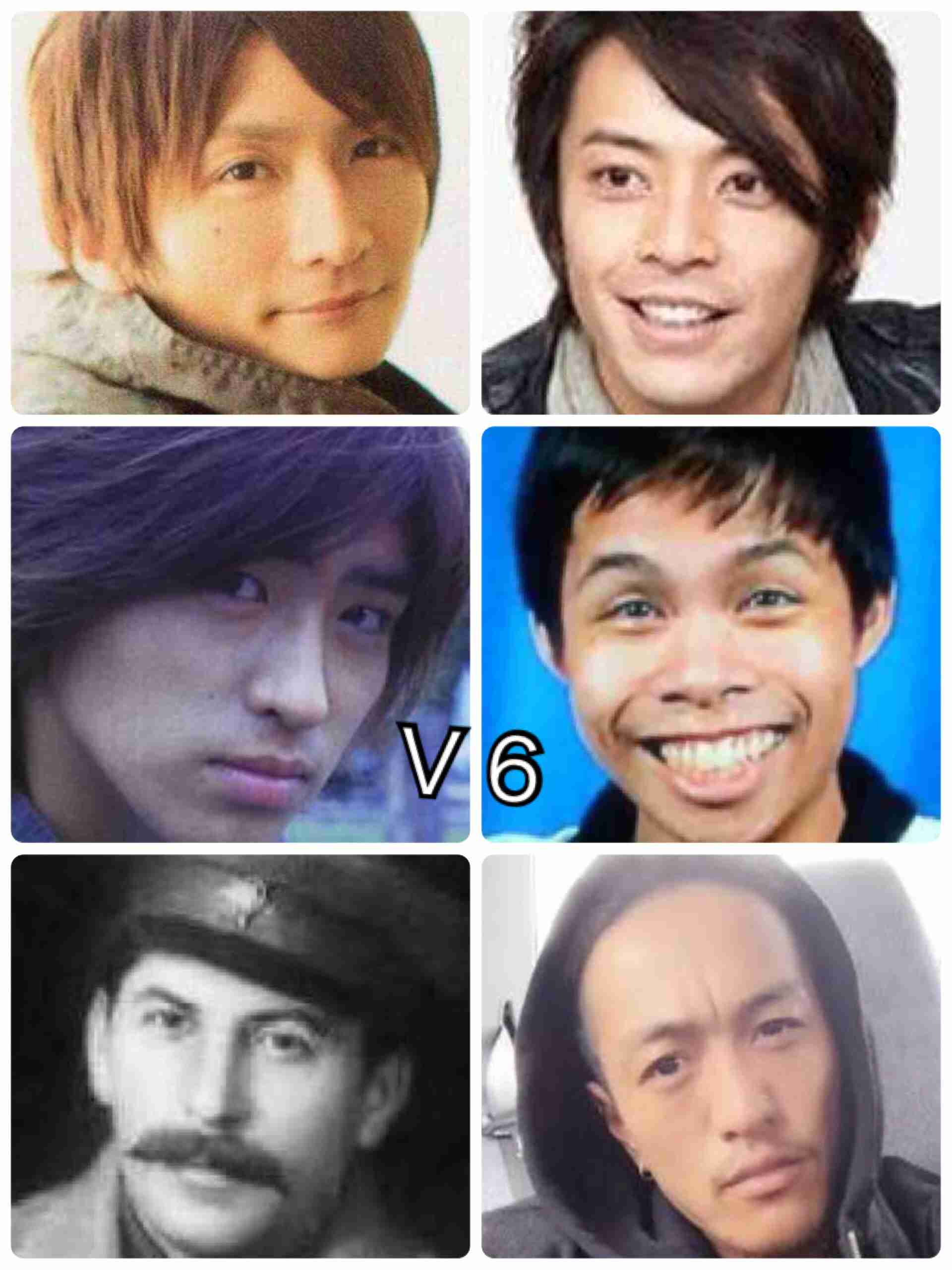 そっくりさんでV6を完成させよう