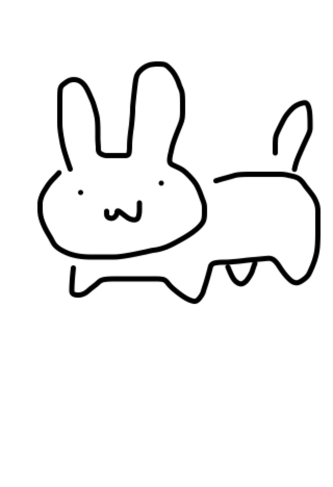 【絵が苦手な人限定】ためしに好きな動物を描いてみるトピ