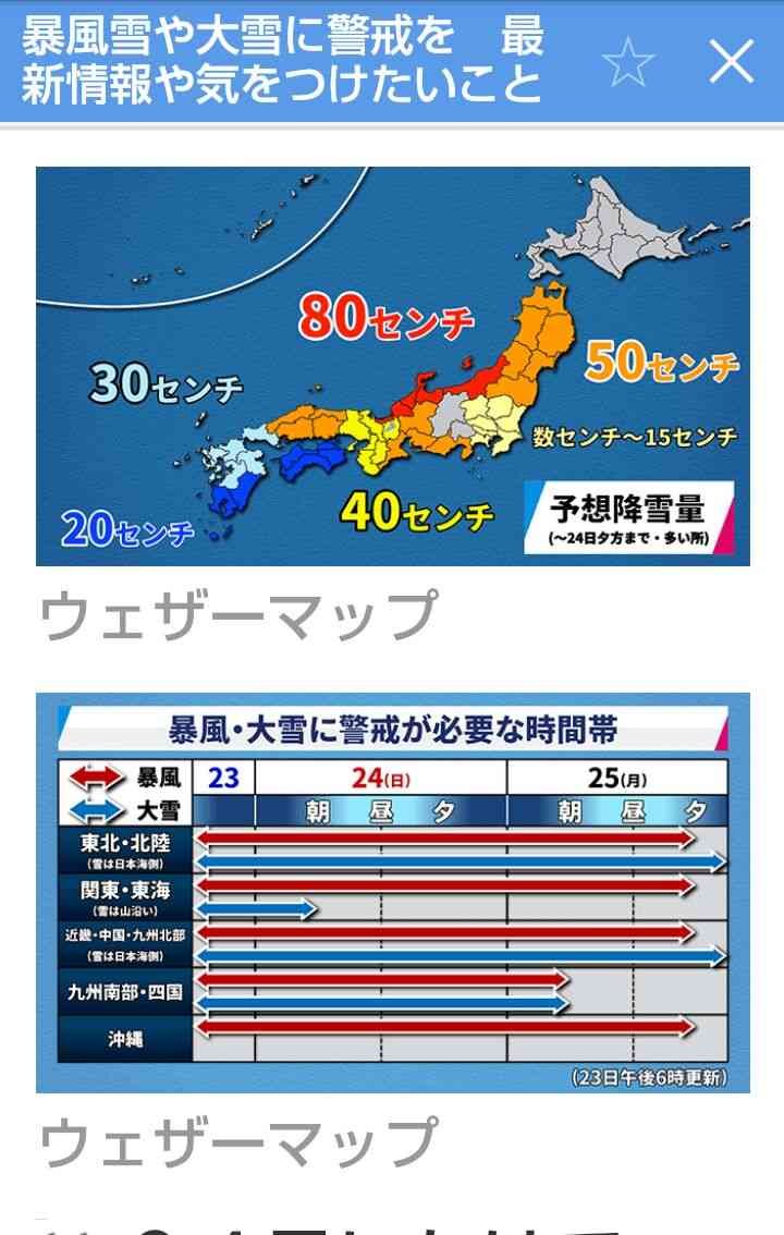 雪情報！
