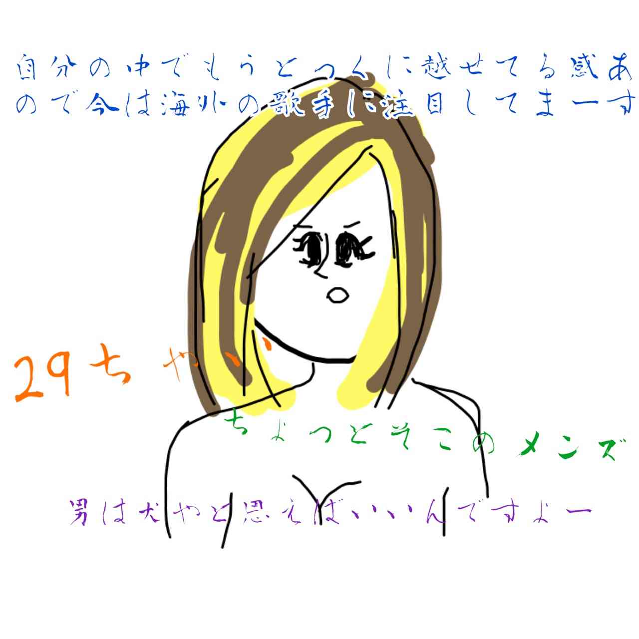 芸能人をミサワ風にかいて誰か当ててもらうトピ