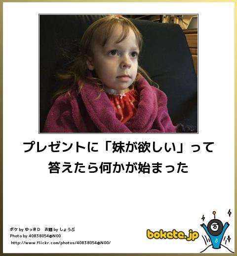 お気に入りのボケてをください